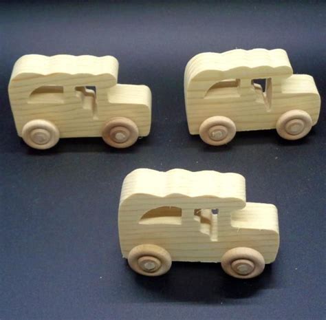 Pkg Of 3 Handcrafted Wood Toy Cars 327ah U 3 Unfinished Or Finished By Vmwoodfactree 555 Usd