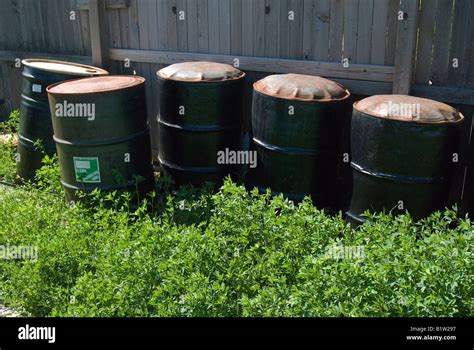 Bulging 55 Gallon Drums Used To Store Soil And Groundwater From