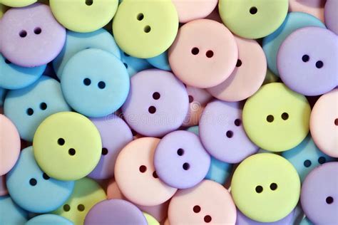 Pastel Buttons Stock Photo Image Of Colors Haberdashery 21116070