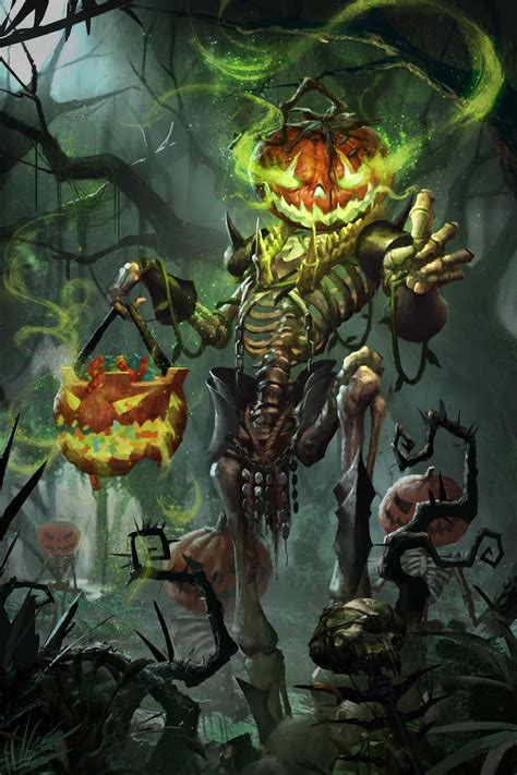 Artstation Pumpkin Skeleton
