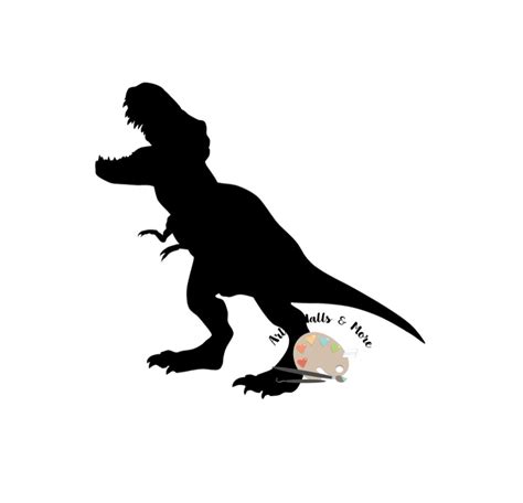 Dinosaur SVG Tyrannosaurus Rex Svg T Rex Silhouette Trex Dxf 81229