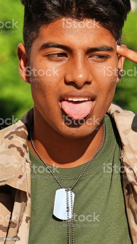 Silly Handsome Male Soldier Stock Photo Download Image Now Adult