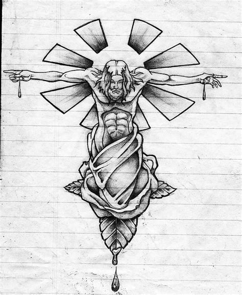 Pin By Alex Crane On Tatts Tattoo Design Drawings Jesus Drawings