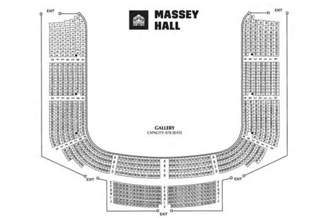 Assembly Hall Seating Map