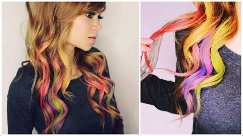How To Color Your Hair With Eyeshadow Rainbow Loom Hair