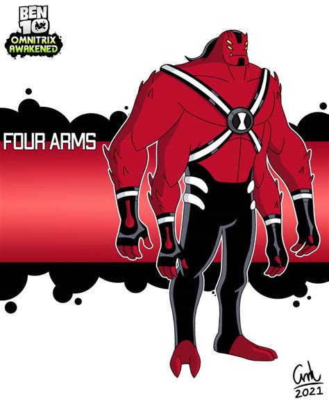 Omnitrix Awakened Four Arms By Awesomealan1 On Deviantart