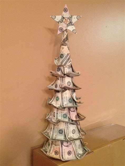 Money Tree With Star Folding Bills Money Origami Paper