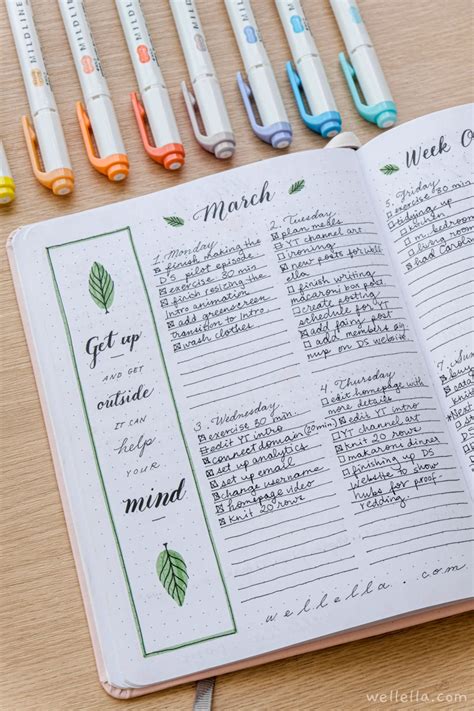 Bullet Journal Weekly Spreads To Inspire You In 2022 Wellella A