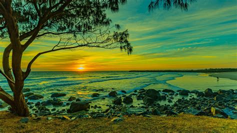 1920x1080 Beautiful Beach Sunset 1080P Laptop Full HD Wallpaper, HD ...