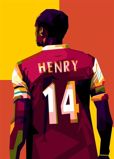 Thierry Henry Poster By Amirudin 06 Displate Thierry Henry