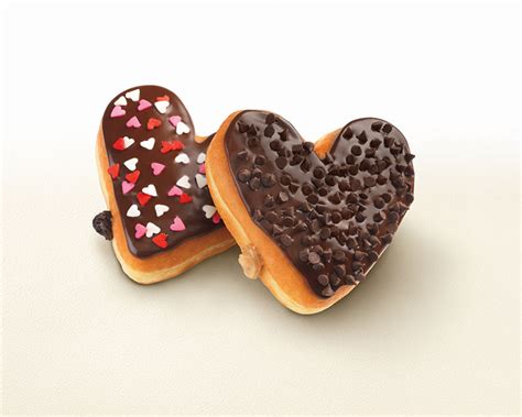 Have A Heartor A Dozen Heart Shaped Donuts Return To Dunkin Donuts