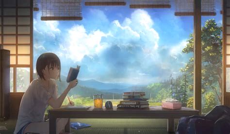 Anime Girl Study Live Wallpaper Free Download Wallpaper Engine
