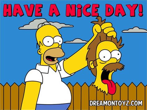 The Simpsons And Homer Simpson Are Having A Nice Day With Each Other In
