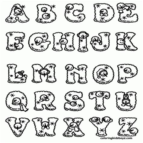 Letras Para Colorear Letras Para Imprimir Abecedario Letras