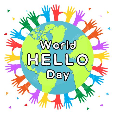 Greeting Clipart Vector World Greeting Day Earth Greetings Wave