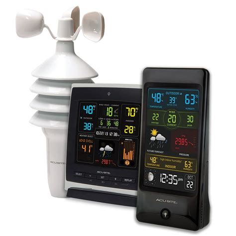 Pro Weather Station With Dual Displays And Wind Speed Weather Station