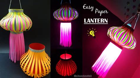 Paper Kandil How To Make Paper Lantern Diy Paper Lamp Diwali