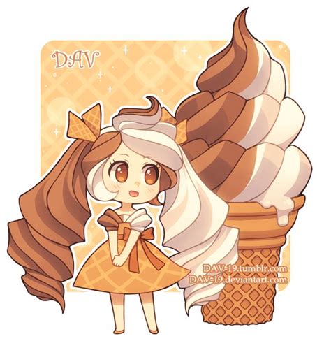 Soft Serve Ice Cream By Dav 19 On Deviantart Hình Vẽ Dễ Thương Anime