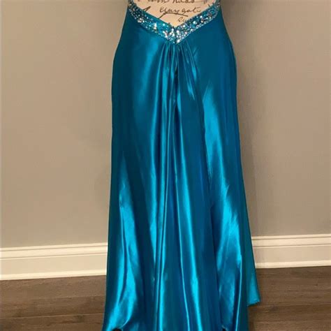 Panoply Dresses Panoply Beaded Turquoise Prom Dress Poshmark