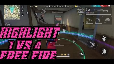 Highlight 1 Vs 4 Free Fire 🇮🇩 Youtube