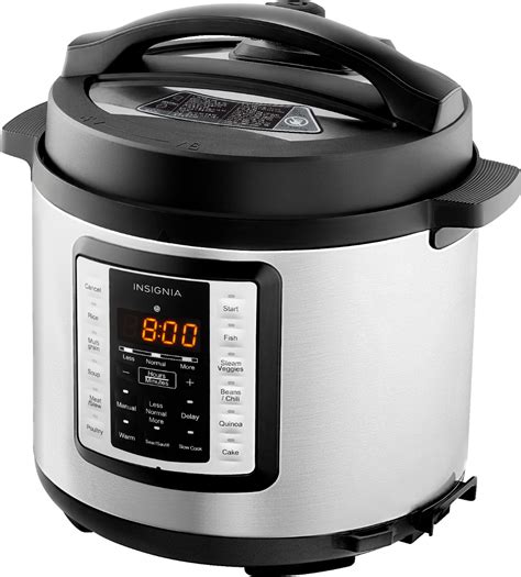 cooker pressure multi insignia quart function stainless steel rice cook functions