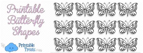printable butterfly shapes printable treatscom