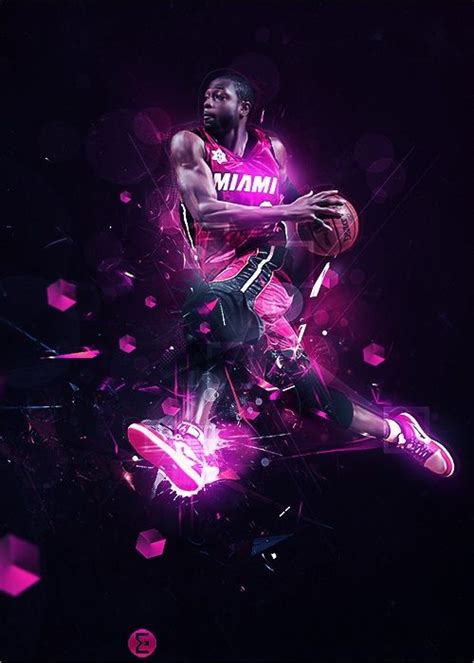 Art Archives Page 8 Of 68 Hooped Up Nba Basketball Art Dwyane