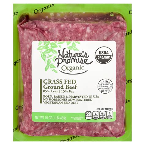 Save On Nature S Promise Organic Ground Beef Grass Fed Fresh Order Online Delivery Giant