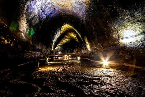 Lava Column In Manjanggul Cave In Jeju Island Korea Manjanggul Is One