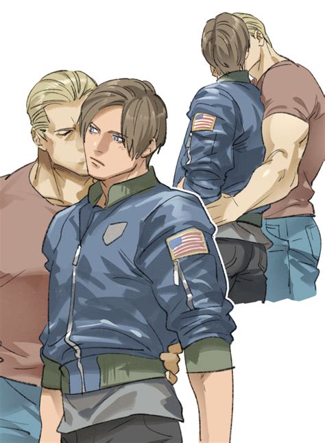 Leon S Kennedy And Jack Krauser Resident Evil And 2 More Drawn By Tatsumi Psmhbpiuczn