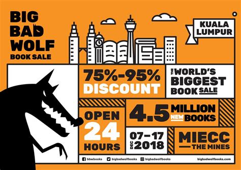 What an honour for our teams to take part and support the world largest book trade fair, big bad wolf malaysia! The Big Bad Wolf Book Sale Is Back for Its 10th Year Running