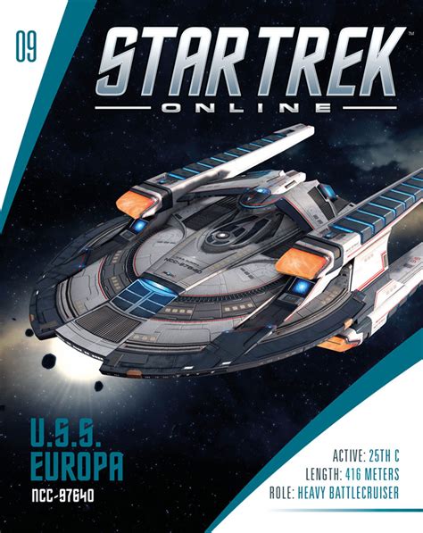 Star Trek Online Starships Europa Class Federation Heavy