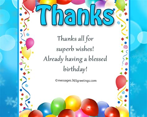 Thank You Message For Birthday Wishes On Facebook