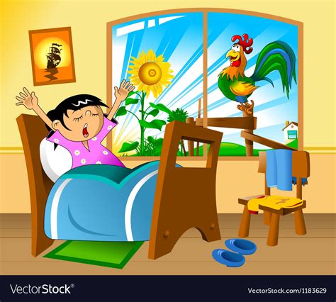 Girl Waking Up Clipart Clipart