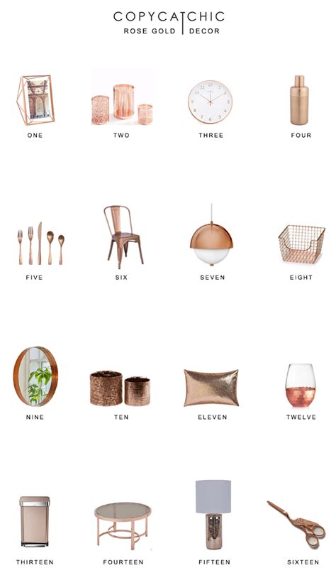 When it comes to these products, all that glitters is rose gold. Home Trends | Rose Gold Decor - copycatchic