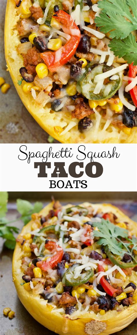 These Super Easy Mexican Spaghetti Squash Boats Are Loaded With Flavor