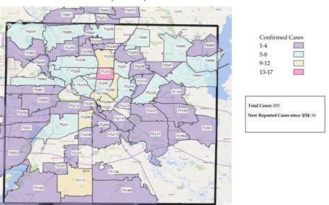 Dallas Zip Code Map United States Map