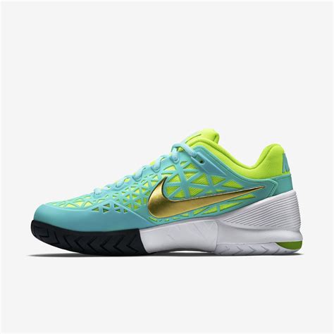 Nike Womens Zoom Cage 2 Tennis Shoes Light Aquawhite
