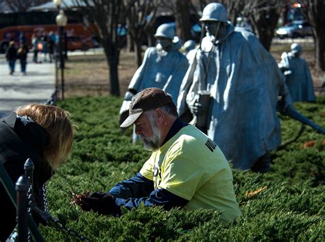 Scouts Complete Rare Service Project At Korean War Veterans Memorial