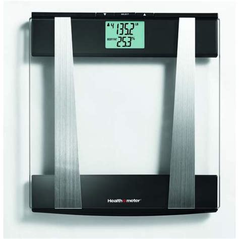 Health O Meter 400 Lbs Digital Clear Glass With Chrome And Black