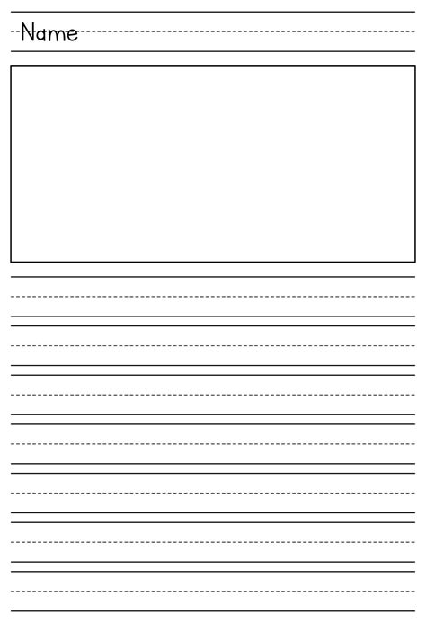 Primary Writing Paper Template Leaf Template Printable Bingo Card