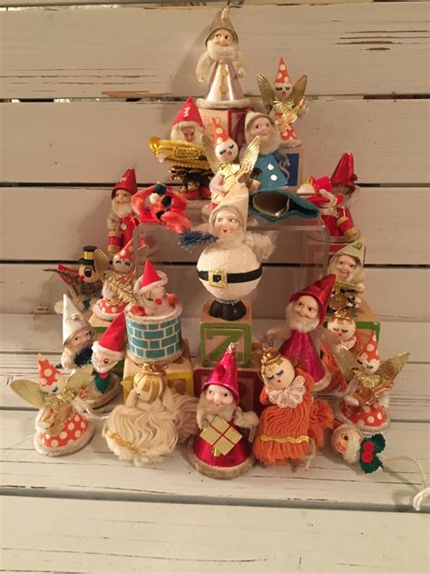 Vintage Kitsch Christmas Lot 24 Pieces Circa 19401950made Etsy
