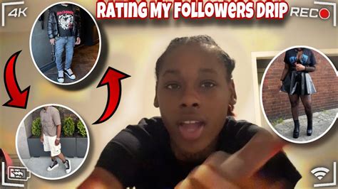 Rating My Followers Drip 💧😱 Youtube