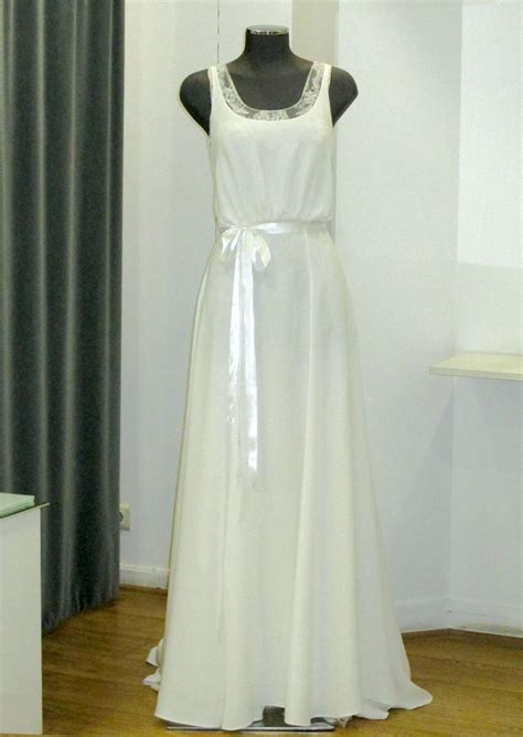 porquerolles collection 2015 robe de mariée fluide en crêpe de soie ivoire corsage