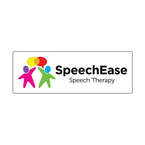 Speechease Speech Therapy Logo Design Creative Promotion And Products