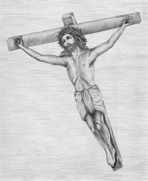 Dibujos Dibujo De Jesus A Lapiz Precioso Lápiz Dibujo Ilustración De