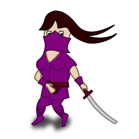 Onlinelabels Clip Art Comic Characters Ninja