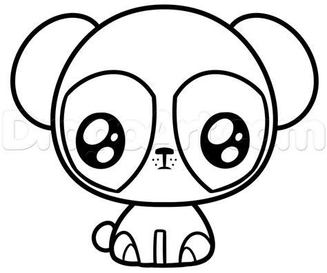 How To Draw A Kawaii Panda Step By Step Characters Pop