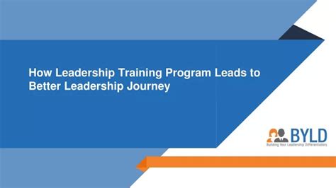 Ppt How Leadership Training Program Leads To Better Leadership