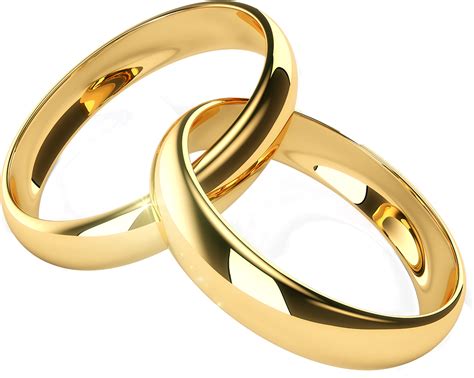 Wedding Ring Engagement Ring Gold Plain Wedding Rings Png Png
